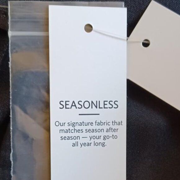 NEW! White House Black Market Seasonless Slim Flare Black Pants Size 6 Long/Tall - Picture 10 of 13